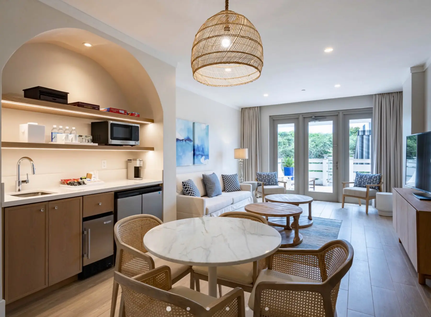 Beach House — interior view