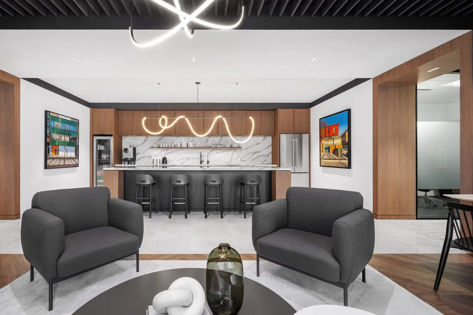 Workplace interior by The Design Interior