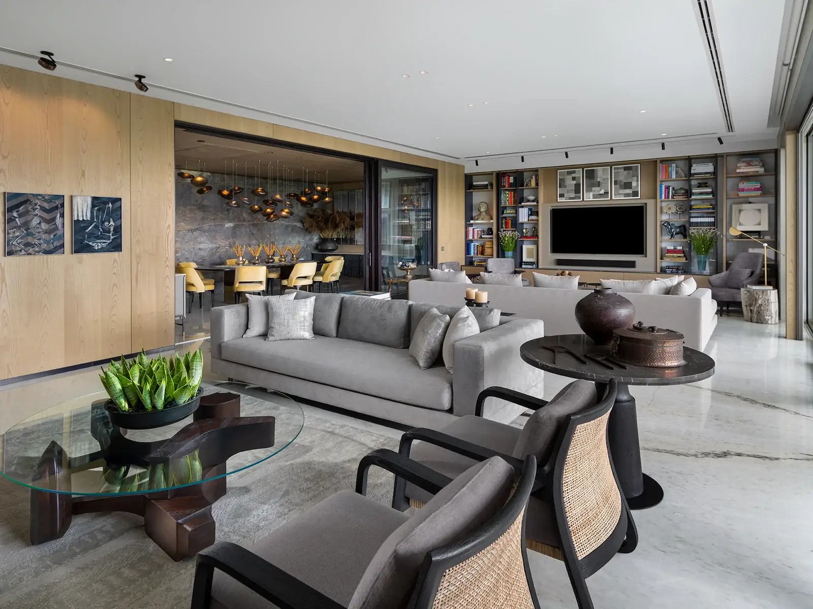 Sudhir Punamiya Residence — interior view